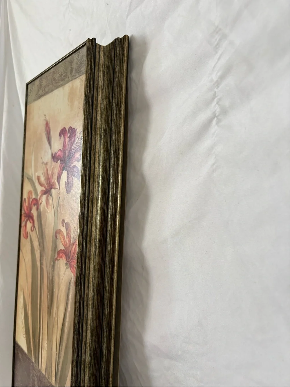 Vintage Y2K Tuscan home decor floral set of 3 art wall hanging decor warm tone